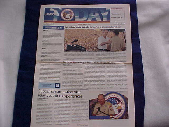 2005 NJ NEWSPAPER, JAMBOREE TODAY, 8/1/05