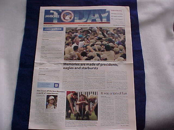 2005 NJ NEWSPAPER, JAMBOREE TODAY, 8/2/05