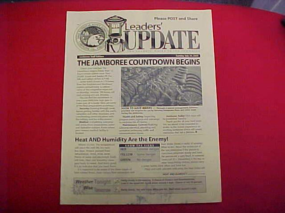 2005 NJ NEWSLETTER, LEADERS' UPDATE, 7/24/05