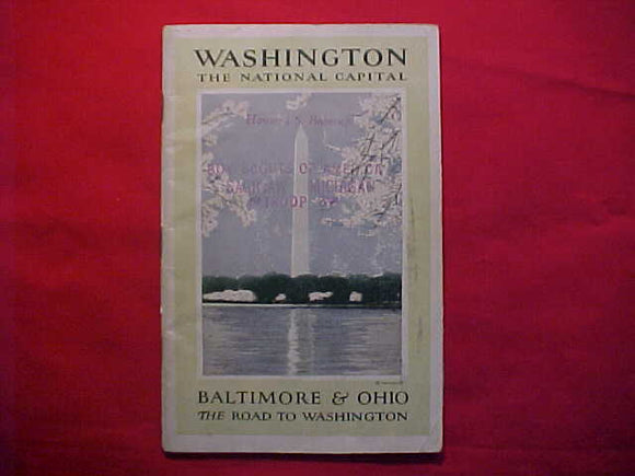 1935 NJ BOOKLET, BALTIMORE & OHIO RAILROAD COMPANY, SPECIAL EDITION FOR NJ, 52 PAGES
