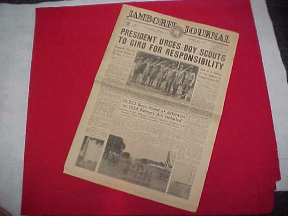 1937 NJ NEWSPAPER, JAMBOREE JOURNAL, 7/1/37, 3RD ISSUE