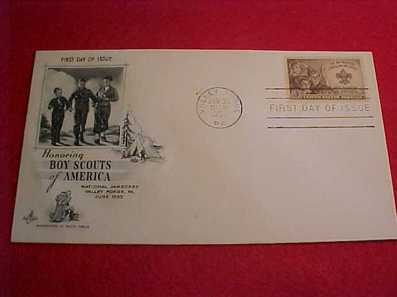 1950 NJ ENVELOPE, FIRST DAY COVER #1, W/3 CENT STAMP