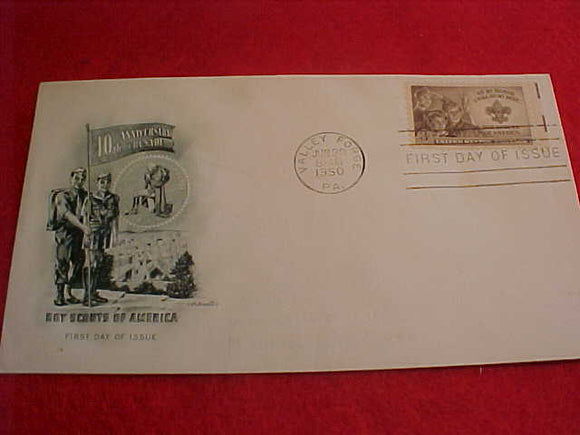 1950 NJ ENVELOPE, FIRST DAY COVER #5, W/3 CENT STAMP