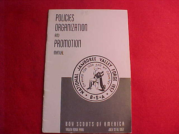 1957 NJ MANUAL, POLICIES ORGANIZATION AND PROMOTION