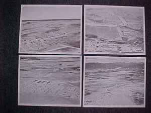 1960 NJ PHOTOS, 4 AREIAL PHOTOS OF CAMPSITE, 8X10