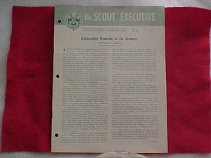 1960 NJ MAGAZINE, "THE SCOUT EXECUTIVE", 4/1960, JAMBO ARTICLE