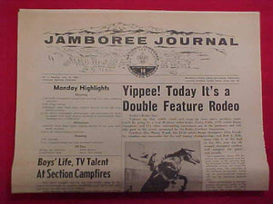 1960 NJ NEWSPAPAPER, "JAMBOREE JOURNAL" 7/25/60, ISSUE #4
