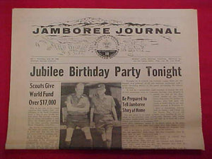1960 NJ NEWSPAPAPER, "JAMBOREE JOURNAL" 7/28/60, ISSUE #7