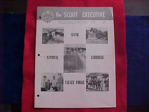 1964 NJ MAGAZINE, "THE SCOUT EXECUTIVE", 8/1964, JAMBOREE COVER AND ARTICLE