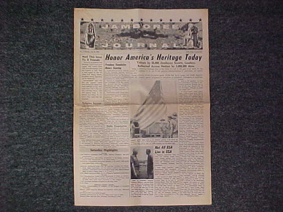 1964 NJ JAMBOREE JOURNAL, 7/18/64, GOOD CONDITION