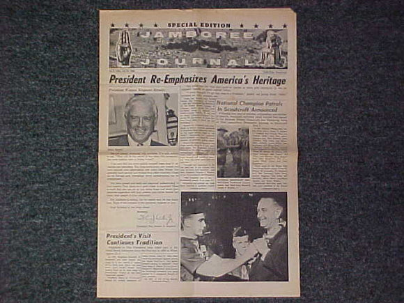 1964 NJ JAMBOREE JOURNAL, 7/24/64, GOOD CONDITION
