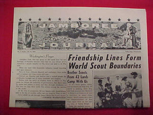 1964 NJ NEWSPAPER, "JAMBOREE JOURNAL", 7/19/64, ISSUE #3