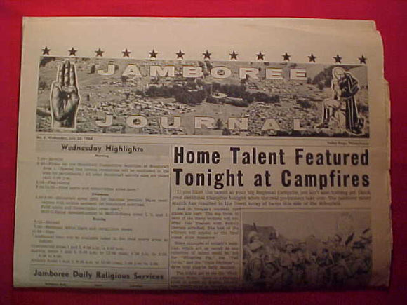 1964 NJ JAMBOREE JOURNAL, 7/22/64, ISSUE #6
