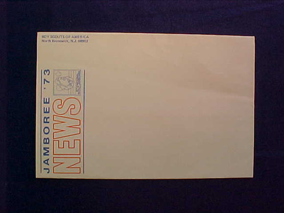 1973 NJ ENVELOPE, JAMBOREE NEWS