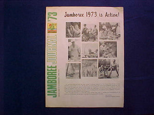 1973 NJ JAMBOREE JOURNAL, SPECIAL ISSUE TO SCOUTMASTERS, APRIL 1973