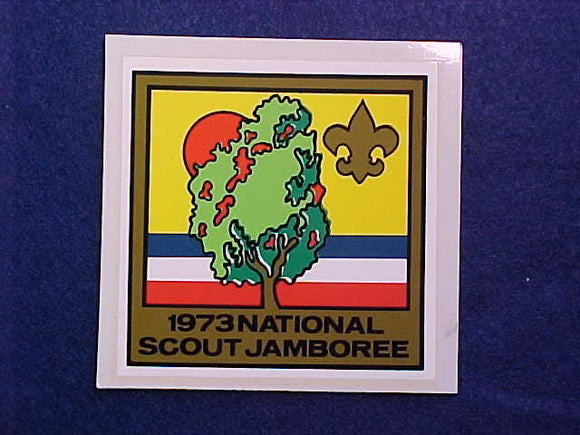 1973 NJ DECAL, 3X3, SOLD AS PAIR