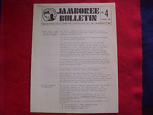 1981 NJ JAMBOREE BULLETIN, #4, FEBRUARY, 1981