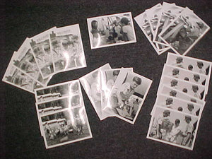 1981 NJ PHOTO SET, 6 DIFFERENT 5X7" PHOTOS, 21 TOTAL