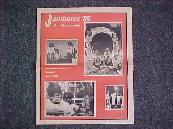 1985 NJ NEWSPAPER, THE CAROLINE PROGRESS, NJ VISITORS GUIDE