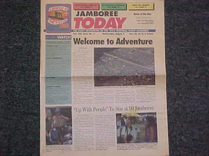 1993 NJ NEWSPAPER, JAMBOREE TODAY, ISSUE 1, 8/4/93