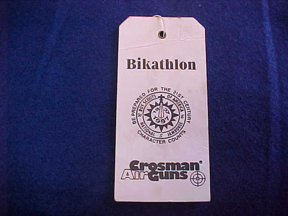 1997 NJ BIKATHLON TAG, CROSSMAN AIR GUNS, USED