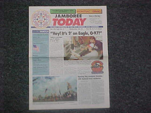1997 NJ NEWSPAPER, JAMBOREE TODAY, ISSUE #2, 7/30/97