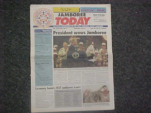 1997 NJ NEWSPAPER, JAMBOREE TODAY, ISSUE #3, 7/31/97