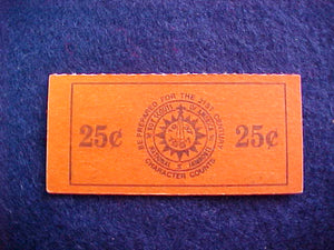 1997 NJ TRADING POST TICKETS, 25¢ SINGLES