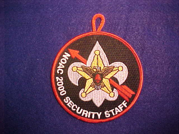 2000 NOAC PATCH, SECURITY STAFF