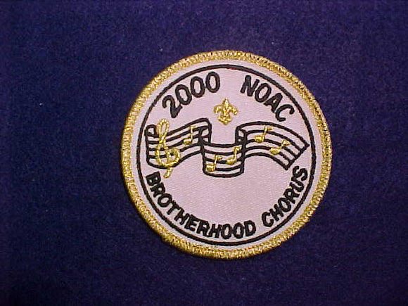2000 NOAC PATCH, BROTHERHOOD CHORUS