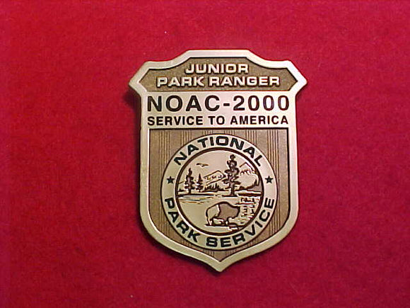 2000 NOAC BADGE, NATIONAL PARK SERVICE JR PARK RANGER