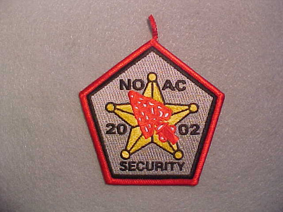 2002 NOAC PATCH, SECURITY STAFF