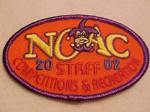 2002 NOAC PATCH, COMPETITIONS & RECREATION PATCH