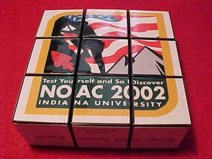 2002 NOAC PUZZLE, INDIANA UNIV., 1" THICK