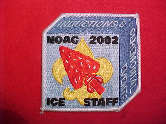 2002 NOAC PATCH, ICE STAFF