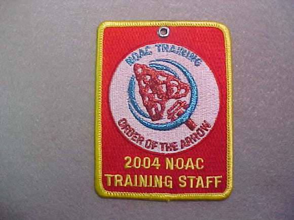 2004 NOAC PATCH, TRAINING STAFF