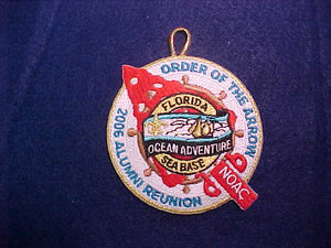 2006 NOAC PATCH, FLORIDA SEA BASE ALUMNI REUNION