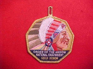 2006 NOAC PATCH, OA NATIONAL ENDOWMENT GOLD DONOR