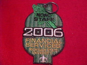 2006 NOAC PATCH, FINANCIAL SERVICES STAFF, MICHIGAN STATE UNIV.