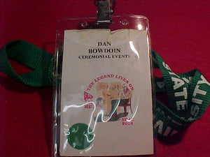 2006 NOAC ID, CEREMONIAL EVENTS, USED