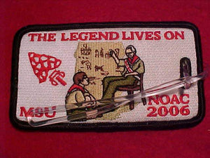 2006 NOAC BAGGAGE TAG, EMBROIDERED