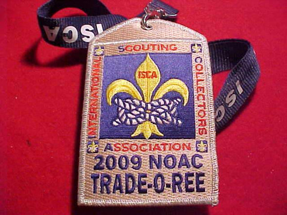 2009 NOAC TOR ID TAG & LANYARD, INTERNATIONAL SCOUTING COLLECTORS ASSOC. (ISCA)