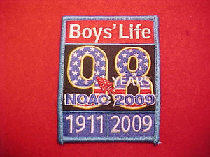 2009 NOAC PATCH, BOY'S LIFE STAFF