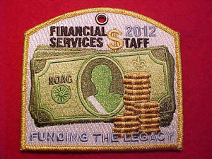 2012 NOAC ID PATCH, FINANCIAL SERVICES STAFF, GMY BDR.