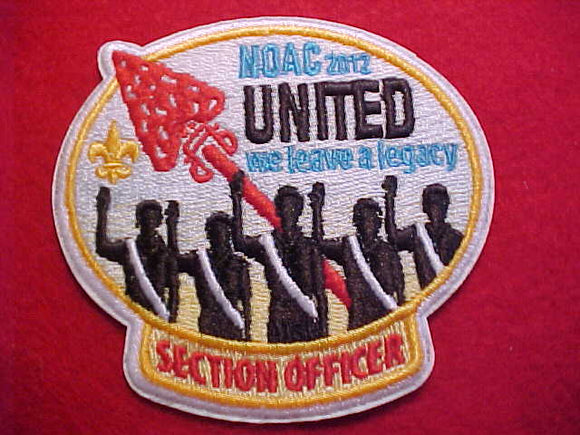2012 NOAC PATCH, SECTION OFFICER