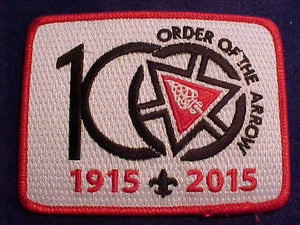 2015 NOAC PATCH, RED BDR.