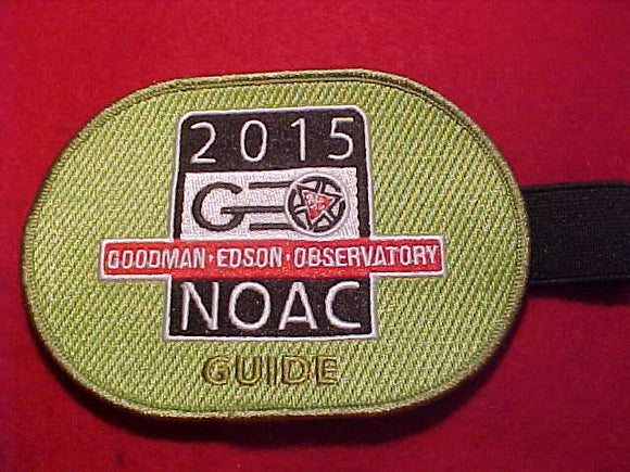 2015 NOAC ARMBAND, GEO GUIDE (GOODMAN-EDSON-OBSERVATORY