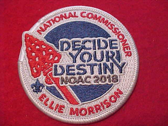 2018 NOAC PATCH, NATIONAL COMMISSIONER ELLIE MORRISON