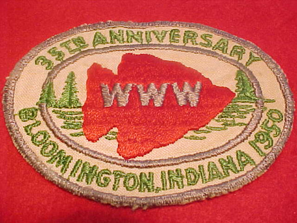 1950 NOAC PATCH, OFFICIAL, USED