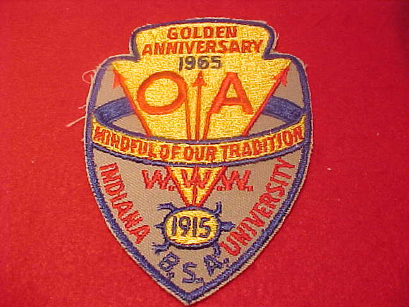 1965 NOAC PATCH, REPRODUCTION, MADE BY THE BSA